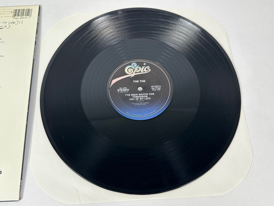The The - This Is The Day 49-04315 Epic Records 12' Single Vinyl Record 1982 Promo Copy [Photo 7]