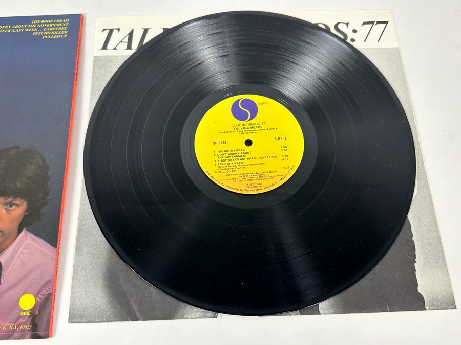 Talking Heads - Talking Heads '99 SR 6036 Sire Records Vinyl Record 1977 [Photo 6]