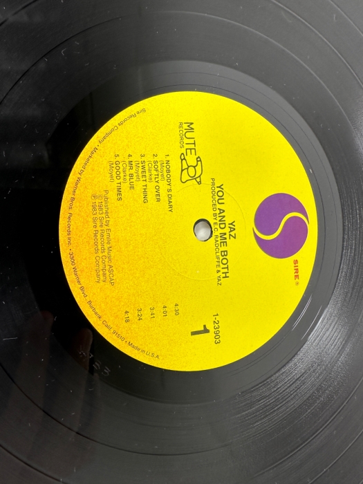 YAZ - You And Me Both 1-23903 Sire Records Vinyl Record Promo Copy [Photo 8]