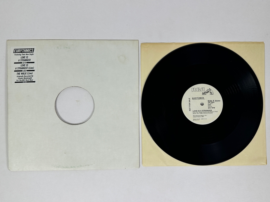 Eurythmics - Love Is A Stranger JW-13622 RCA 12' Vinyl Record 1982 Promo Copy