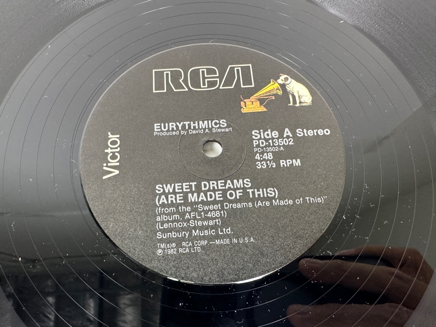 Eurythmics - Sweet Dreams (Are Made Of This) PD-13502 RCA 12' Single Vinyl Record 1982 [Photo 6]