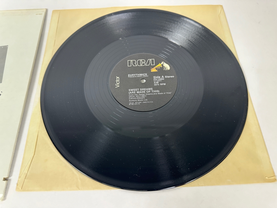 Eurythmics - Sweet Dreams (Are Made Of This) PD-13502 RCA 12' Single Vinyl Record 1982 [Photo 5]