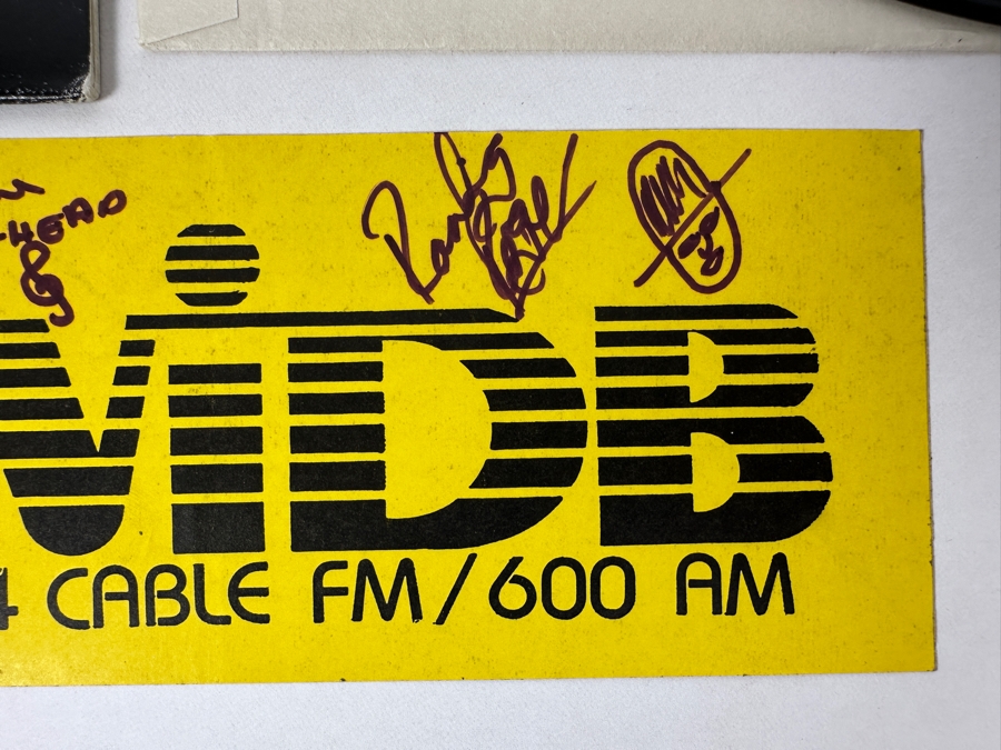 The English Beat Band Members Hand Signed Bumper Sticker Plus The English Beat - I Confess SP-70408 I.R.S. Records 12' Vinyl Record 1982 Promo Copy [Photo 5]