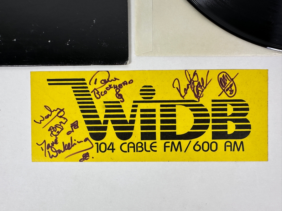 The English Beat Band Members Hand Signed Bumper Sticker Plus The English Beat - I Confess SP-70408 I.R.S. Records 12' Vinyl Record 1982 Promo Copy [Photo 2]