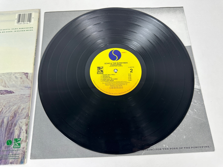 Echo & The Bunnymen - Porcupine 1-23770 Sire Records Vinyl Record 1983 Promo Copy [Photo 7]