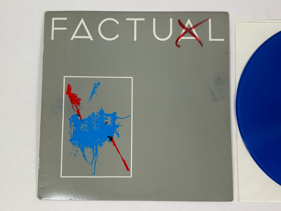 Factual - Psychotic Romance 02 Faction Records Vinyl Record Blue 1983 [Photo 2]