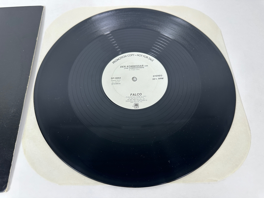 Falco - Der Kommissar SP-12053 A&M Records 12' Vinyl Record 1982 Promo Copy [Photo 2]