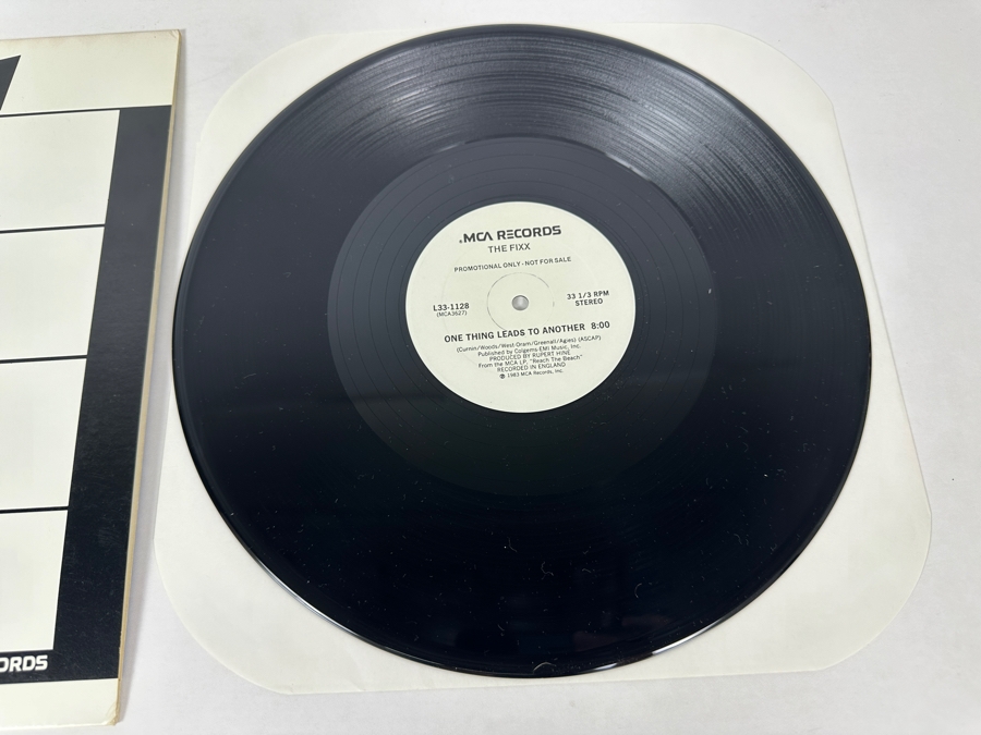 The Fixx - One Thing Leads To Another L33-1128 MCA Records 12' Vinyl Record 1983 Promo Copy [Photo 4]