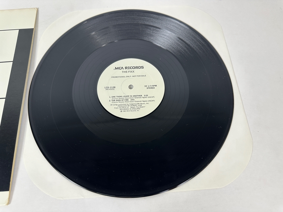 The Fixx - One Thing Leads To Another L33-1128 MCA Records 12' Vinyl Record 1983 Promo Copy [Photo 2]