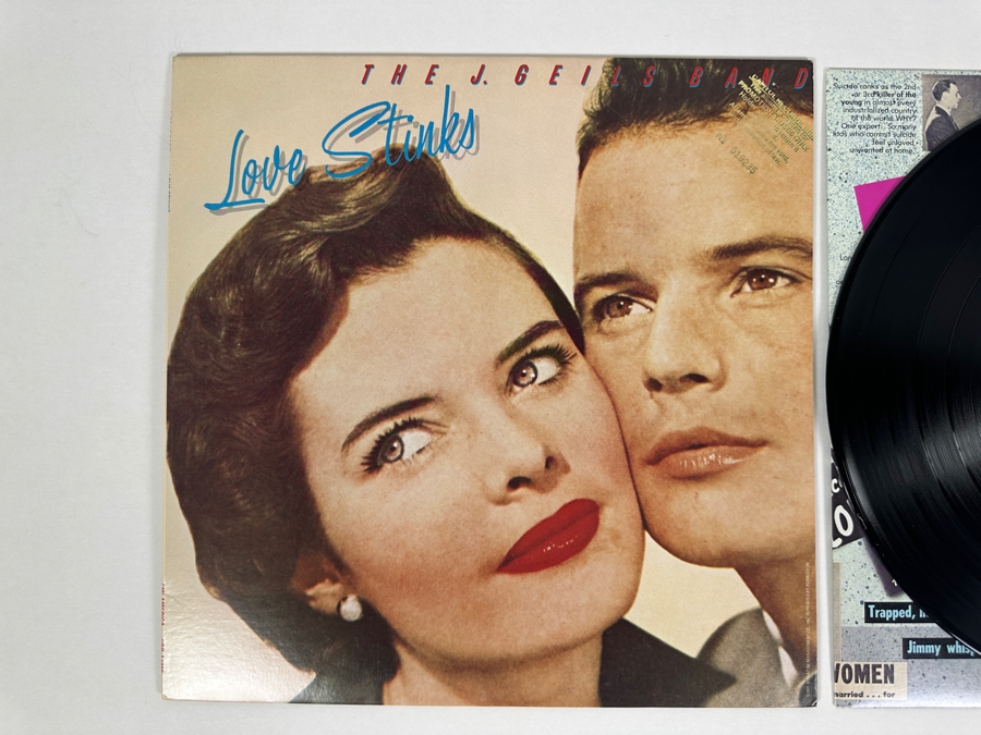 The J. Geils Band - Love Stinks SOO-17016 EMI America Records Vinyl Record 1980 Promo Copy [Photo 2]