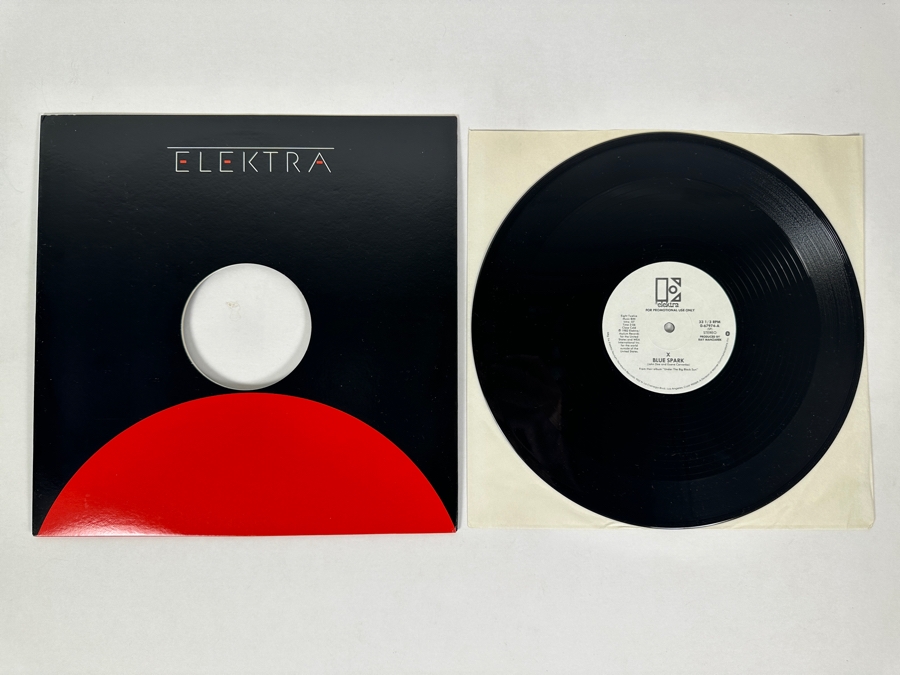 X - Blue Spark 0-67974-A Elektra Records Vinyl Record 1982 Promo Copy [Photo 1]