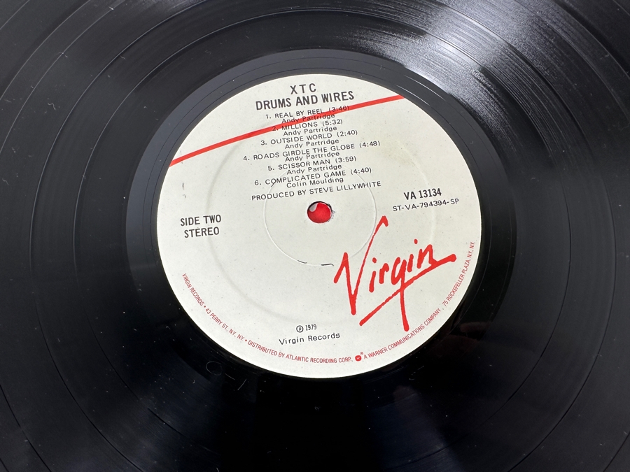 XTC - Drums And Wires VA 13134 Virgin Records Vinyl Record 1979 Promo Copy [Photo 9]