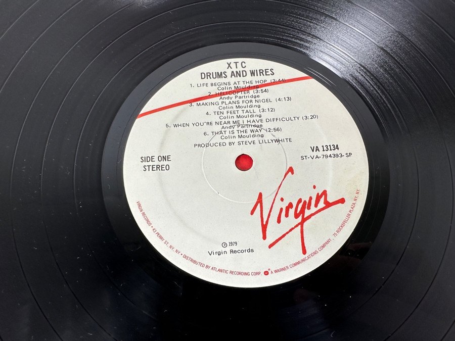 XTC - Drums And Wires VA 13134 Virgin Records Vinyl Record 1979 Promo Copy [Photo 7]