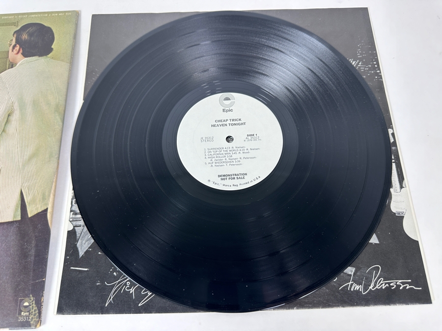 Cheap Trick - Heaven Tonight AL 35312 Epic Records Vinyl Record 1978 Promo Copy [Photo 5]