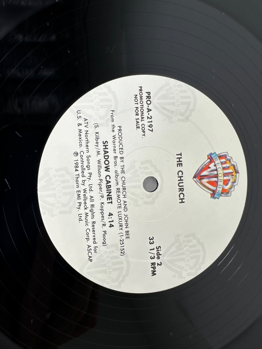 The Church - Constant In Opal / Shadow Cabinet PRO-A-2197 Warner Bros Records Vinyl Record 1984 Promo Copy [Photo 4]