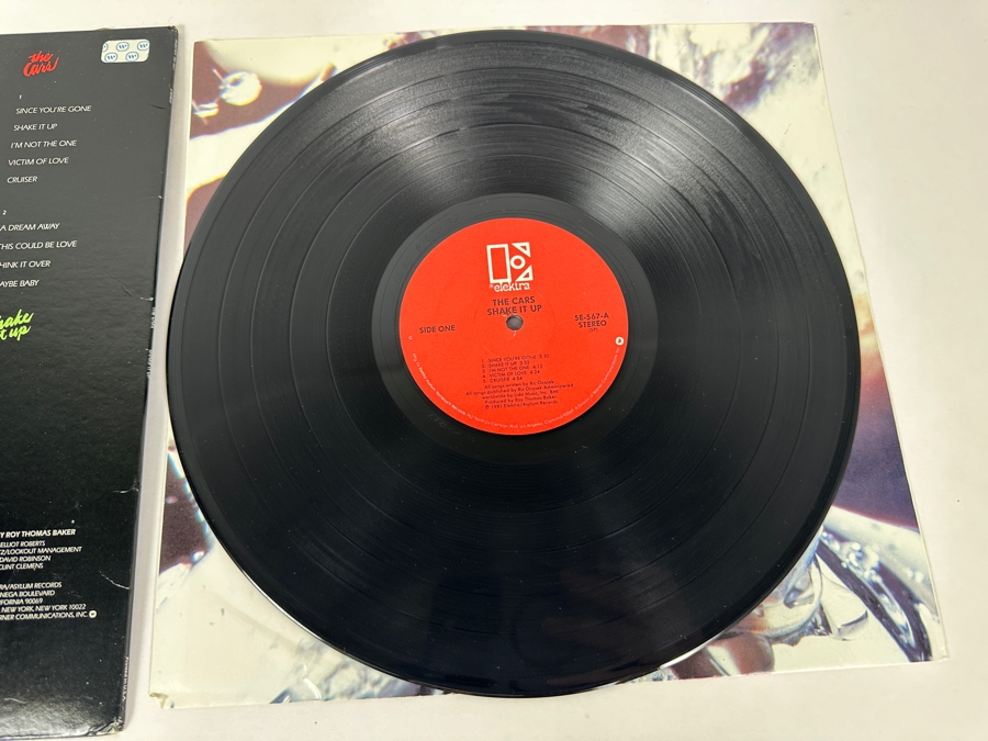 The Cars - Shake It Up 5E-567-A Elektra Records Vinyl Record 1981 [Photo 4]
