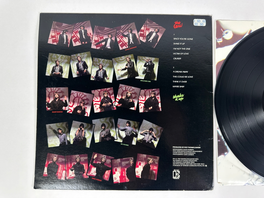 The Cars - Shake It Up 5E-567-A Elektra Records Vinyl Record 1981 [Photo 3]