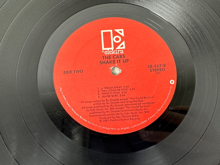 The Cars - Shake It Up 5E-567-A Elektra Records Vinyl Record 1981 [Photo 7]
