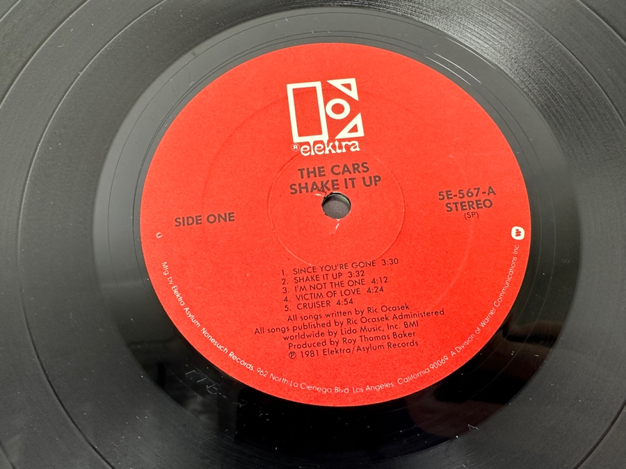 The Cars - Shake It Up 5E-567-A Elektra Records Vinyl Record 1981 [Photo 5]