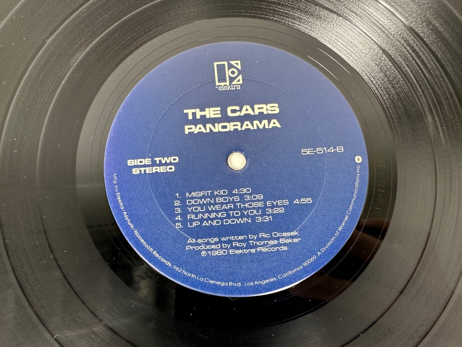 The Cars - Panorama 5E-514-A Elektra Records Vinyl Record 1980 [Photo 7]