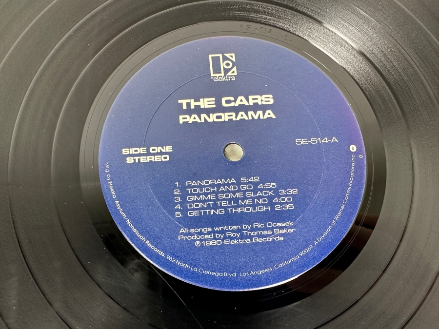 The Cars - Panorama 5E-514-A Elektra Records Vinyl Record 1980 [Photo 5]