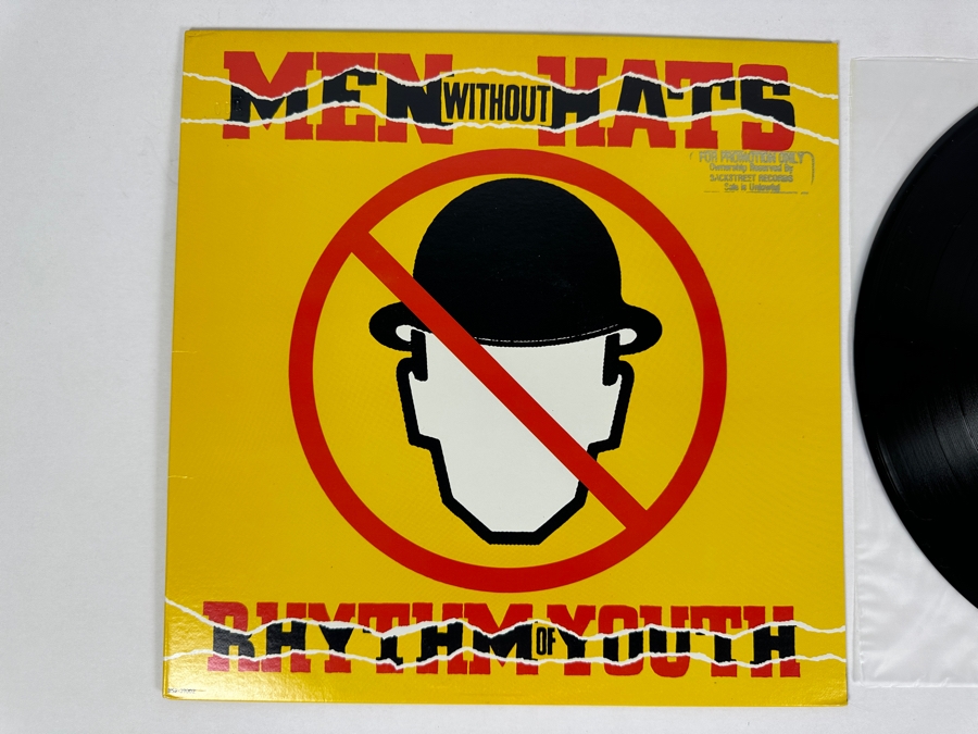 Men Without Hats - Rhythm Of Youth BSR-39002 Backstreet MCA Records Vinyl Record 1983 Promo Copy [Photo 2]