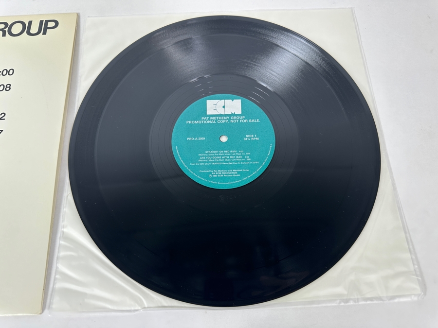 Pat Metheny Group - Travels Pro-A-2059 ECM Records Vinyl Record Promo Copy [Photo 4]