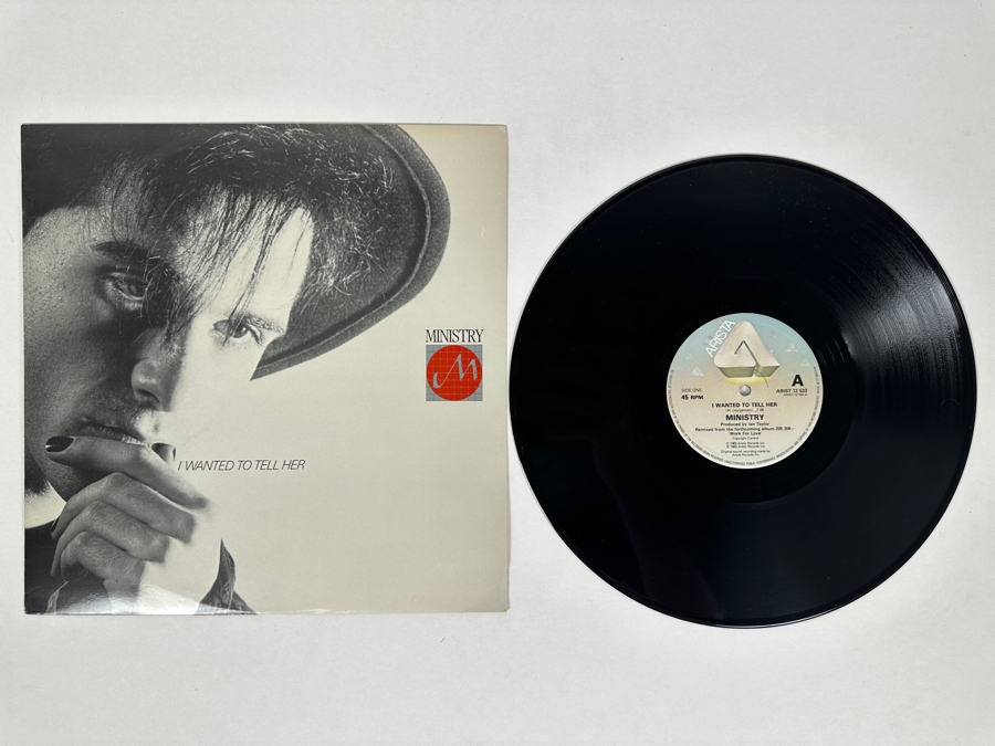 Ministry - I Wanted To Tell Her Arist 12 533 Arista Records Vinyl Record 1983 [Photo 1]