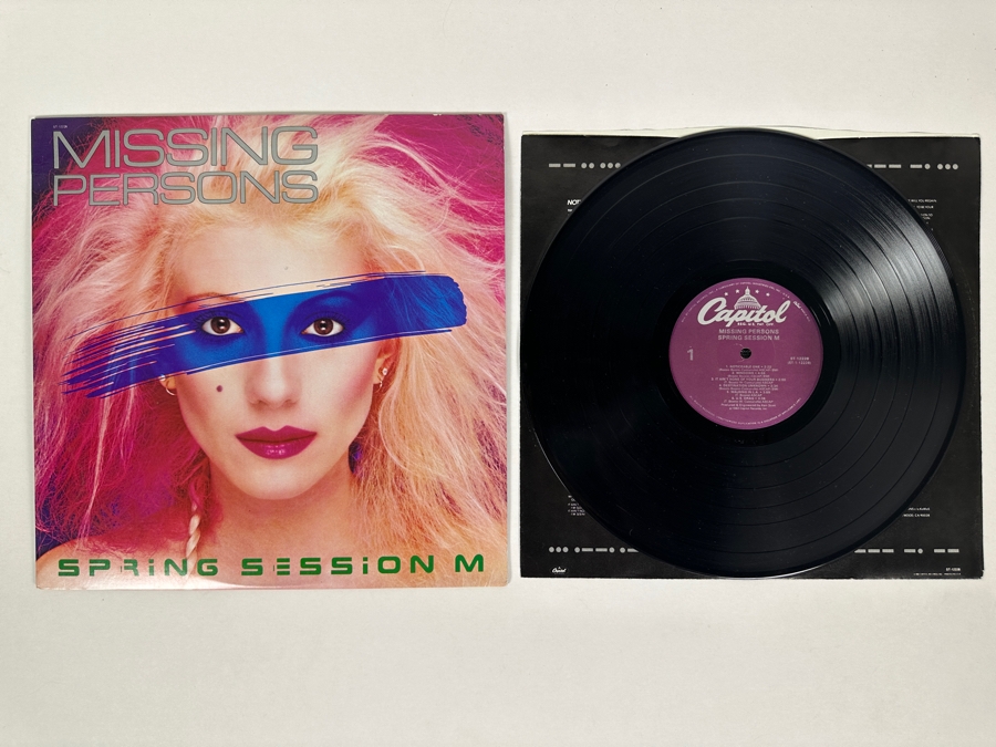 Missing Persons - Spring Session M ST-12228 Capital Records Vinyl Record 1982 [Photo 2]