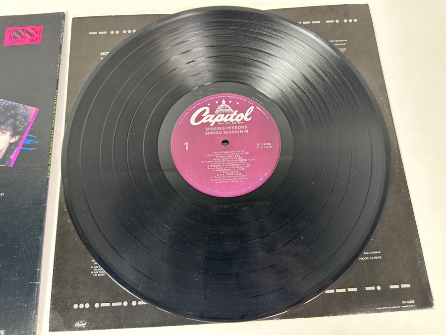 Missing Persons - Spring Session M ST-12228 Capital Records Vinyl Record 1982 [Photo 5]