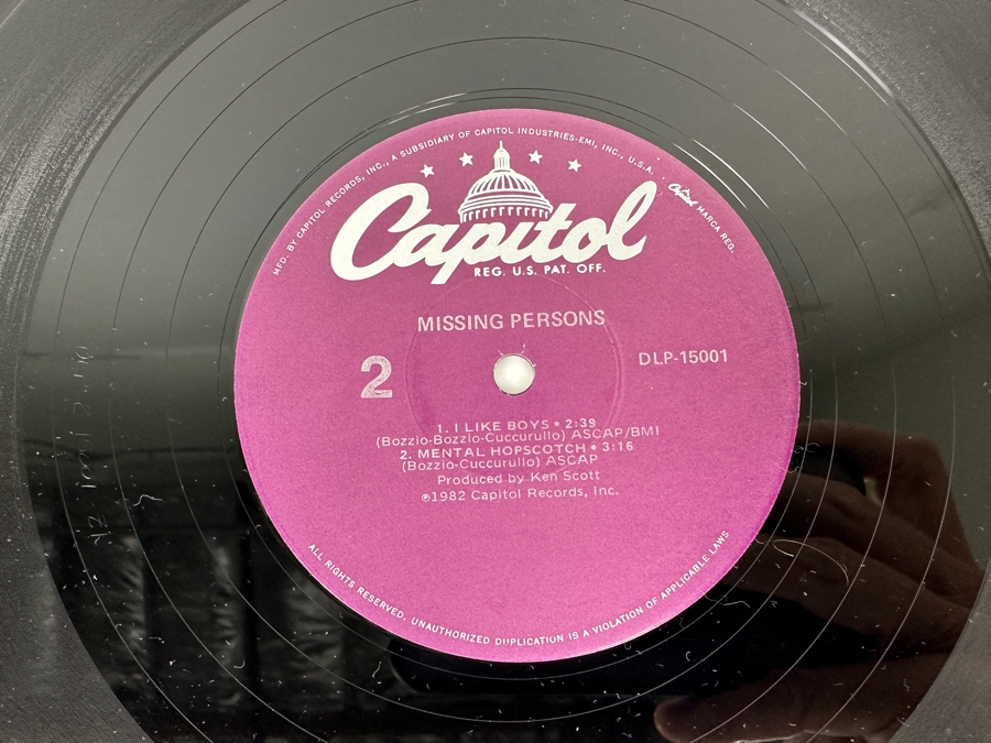Missing Persons - Words DLP-15001 Capital Records Mini-Album Vinyl Record 1982 [Photo 8]