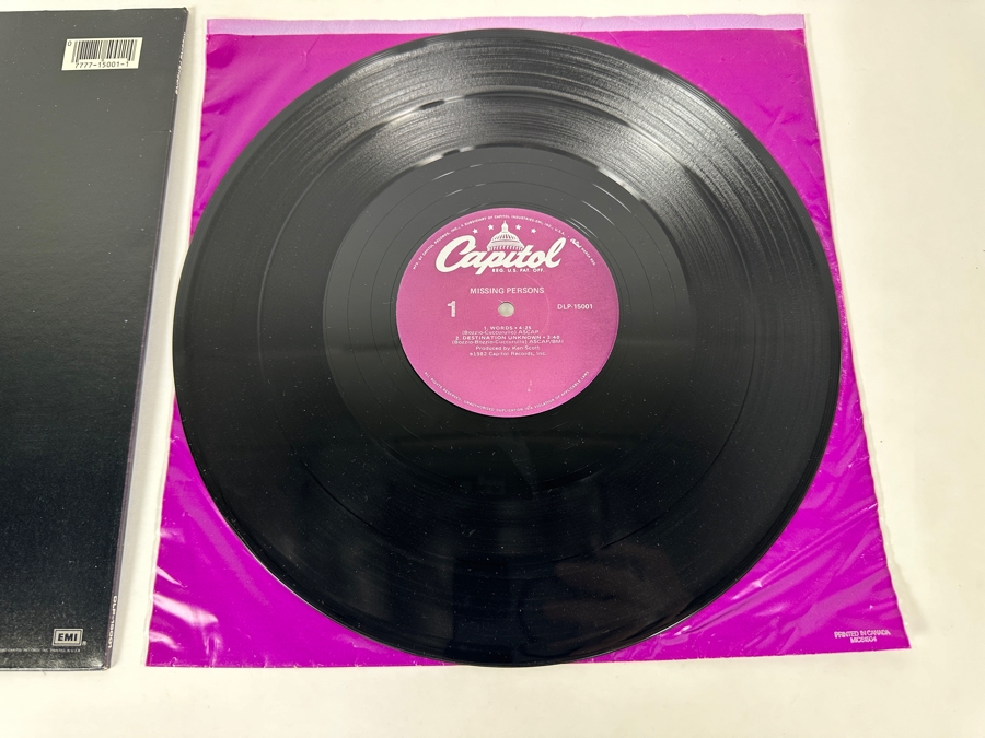 Missing Persons - Words DLP-15001 Capital Records Mini-Album Vinyl Record 1982 [Photo 5]