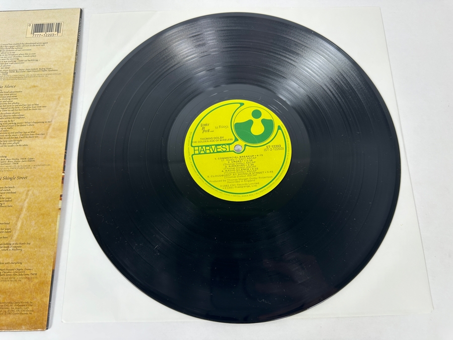 Thomas Dolby - The Golden Age Of Wireless ST-12203 Harvest Records Vinyl Record 1982 [Photo 6]