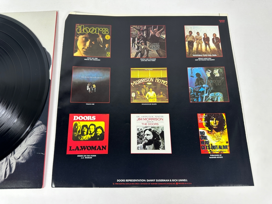 The Doors Greatest Hits 5E-515-A SP Elektra Records Vinyl Record 1980