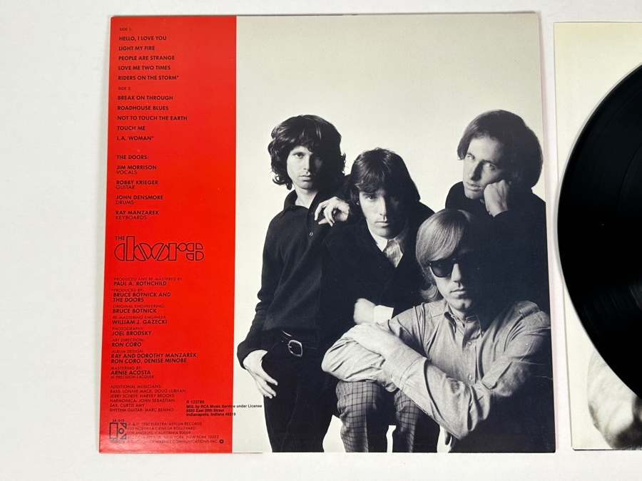 The Doors Greatest Hits 5E-515-A SP Elektra Records Vinyl Record 1980 [Photo 3]