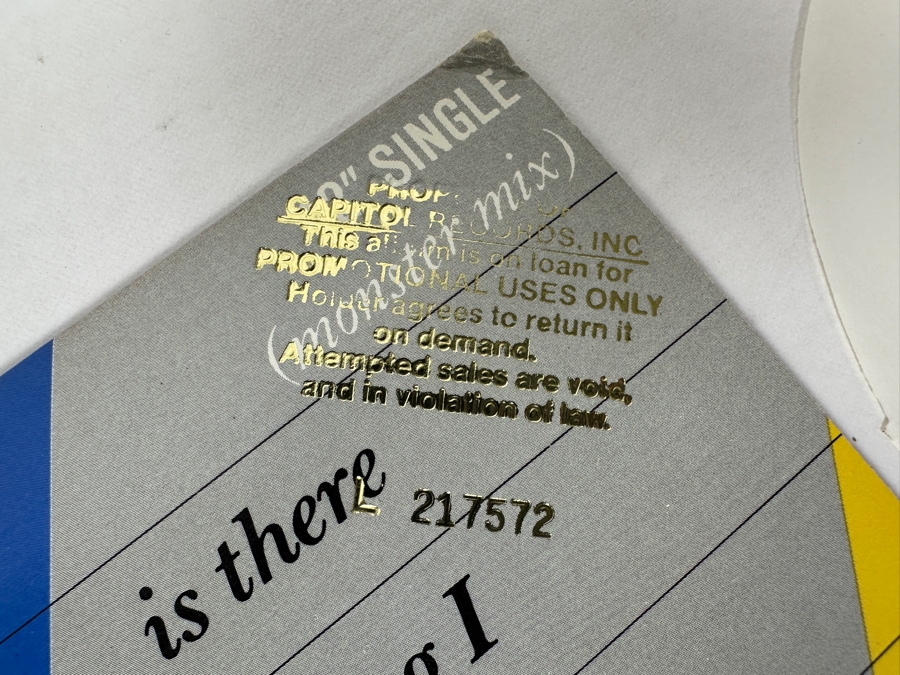 Duran Duran - Is There Something I Should Know 8551 Capital Records Vinyl Record 1983 Promo Copy [Photo 3]