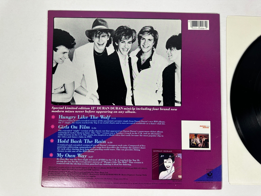 Duran Duran - Carnival DLP-15006 Harvest Records Mini-Album Vinyl Record 1982 [Photo 3]