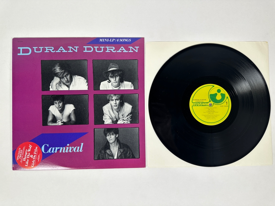 Duran Duran - Carnival DLP-15006 Harvest Records Mini-Album Vinyl Record 1982