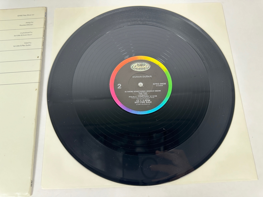 Duran Duran - Is There Something I Should Know SPRO-9939 Capital Records Vinyl Record 1983 Promo Copy [Photo 7]