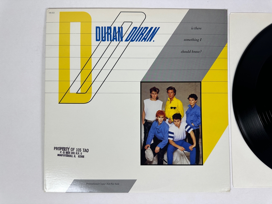 Duran Duran - Is There Something I Should Know SPRO-9939 Capital Records Vinyl Record 1983 Promo Copy [Photo 2]