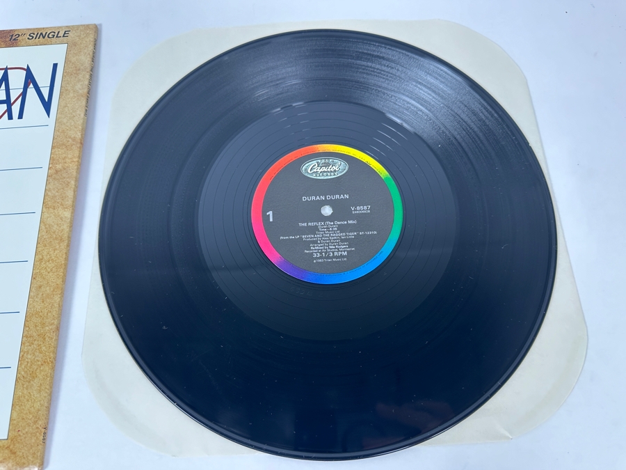 Duran Duran - The Reflex V-8587 Capital Records Single Vinyl Record 1983 Promo Copy [Photo 6]
