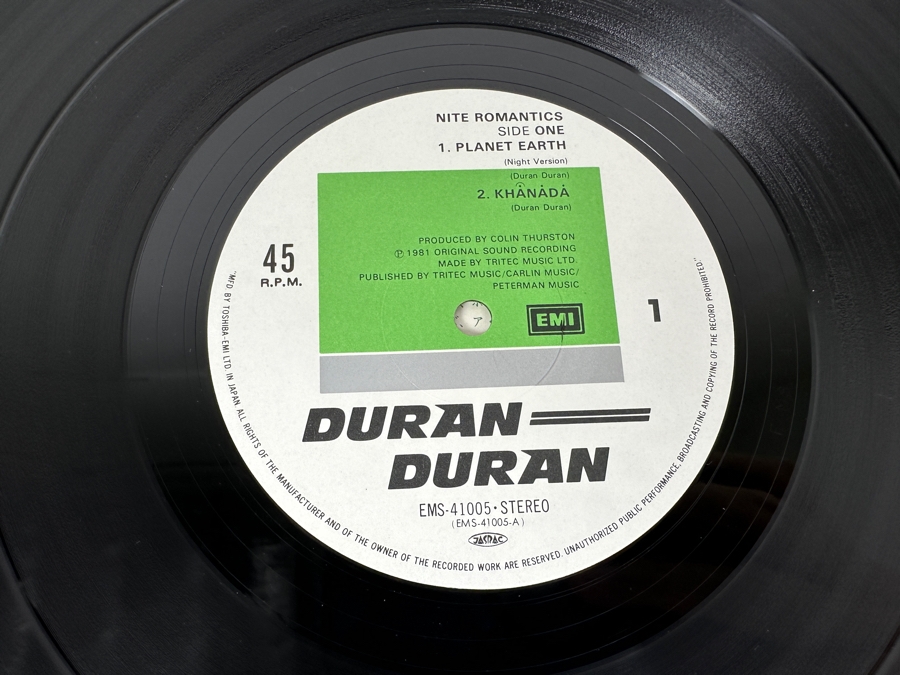 Duran Duran - Nite Romantics Import EMS-41005 EMI Records Vinyl Record 1981 [Photo 6]