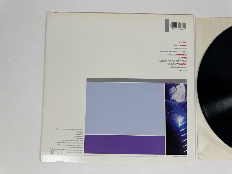Duran Duran - Duran Duran ST-12158 Harvest Records Vinyl Record 1981 [Photo 4]
