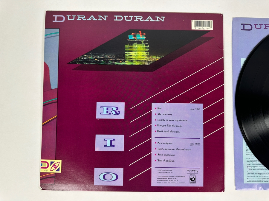Duran Duran - RIO ST-12211 Harvest Records Vinyl Record 1982 [Photo 3]