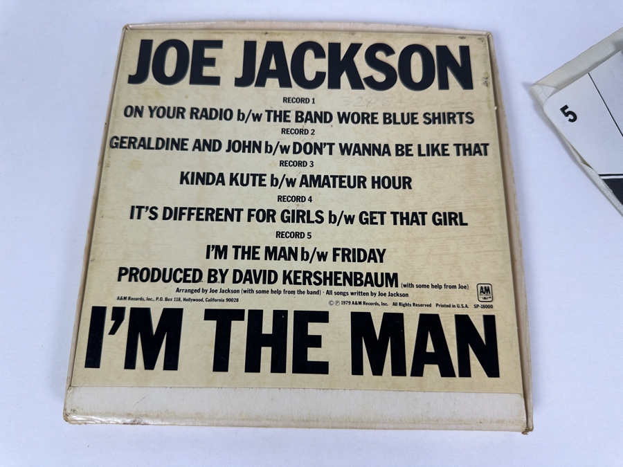 Joe Jackson - I'm The Man - The 7-Inch Album SP-18000 5 X Vinyl Records 1979 [Photo 7]