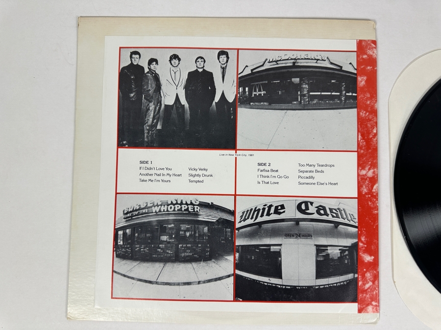 Squeeze - Anatomy Of A Burger I-C-Ya Music YOU 101 1982 Unofficial Release White Label [Photo 3]