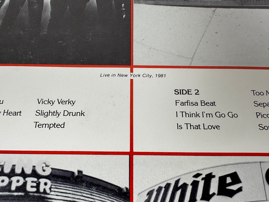 Squeeze - Anatomy Of A Burger I-C-Ya Music YOU 101 1982 Unofficial Release White Label [Photo 4]