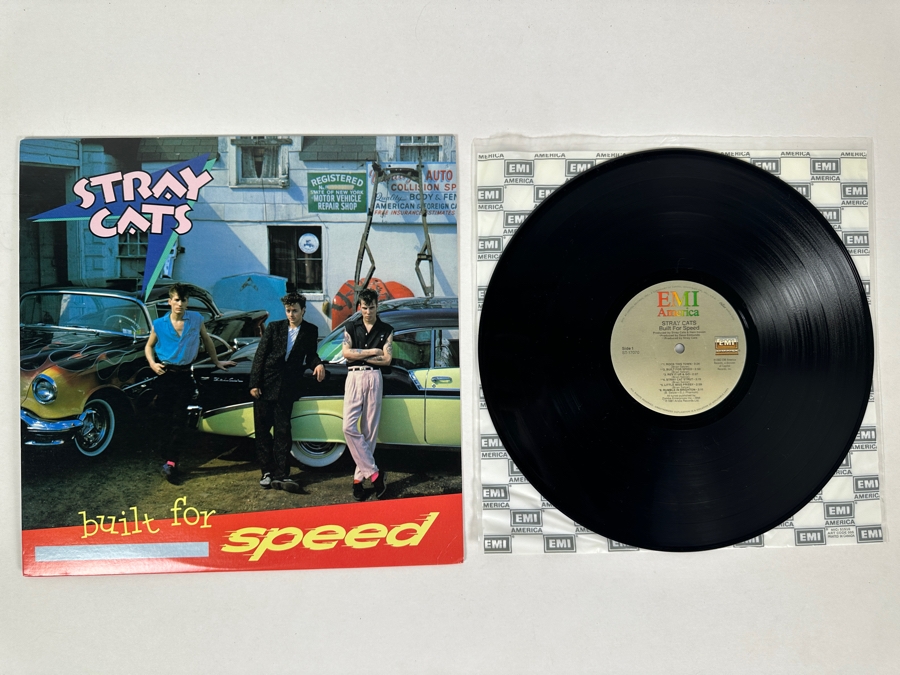 Stray Cats - Built For Speed ST-17070 EMI Records Vinyl Record 1982