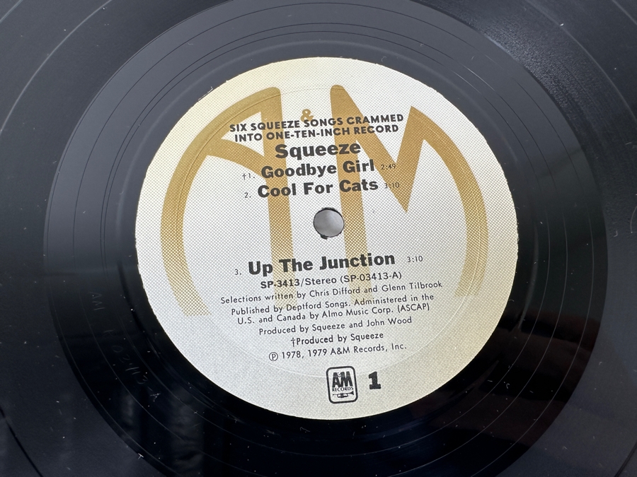 Squeeze - Six Squeeze Songs Crammed Into One Ten-Inch Record SP-3413 A&M Records Vinyl Record 1979 [Photo 5]