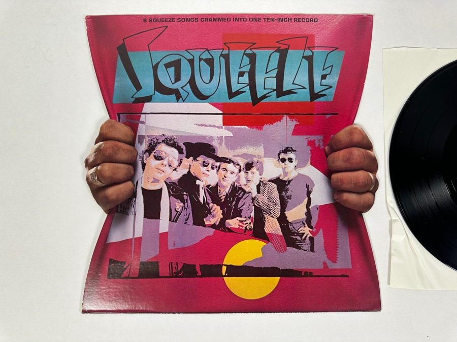 Squeeze - Six Squeeze Songs Crammed Into One Ten-Inch Record SP-3413 A&M Records Vinyl Record 1979 [Photo 2]